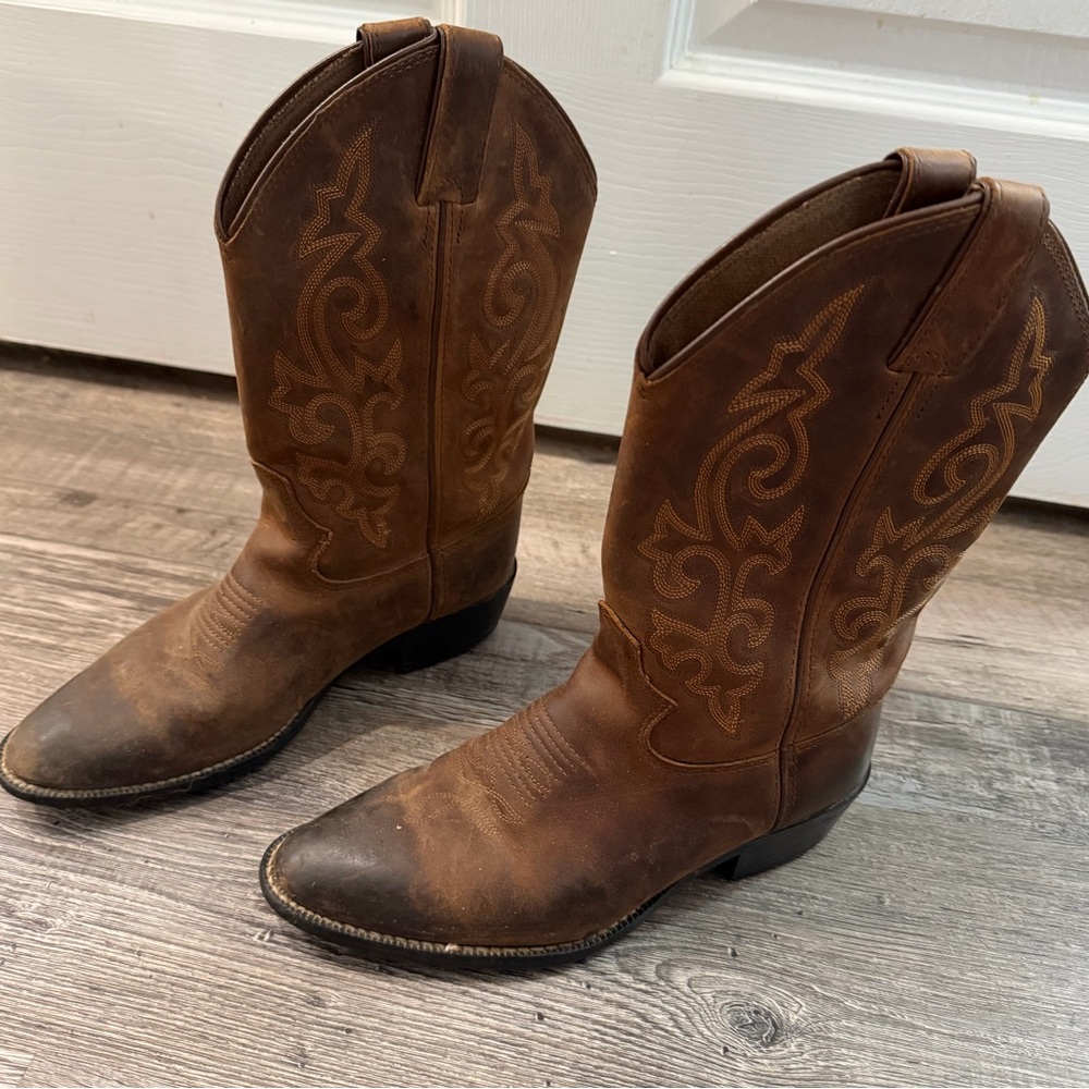 Justin Boots Rustic Brown Western Boots